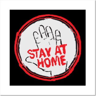 stay at home Posters and Art